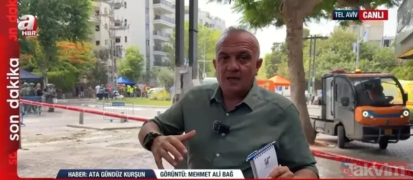 Siyonistler tası tarağı toplayıp kaçıyor! A Haber İsrail Tel Aviv'deki yıkımı görüntüledi... Binalar enkaza, araçlar hurda yığınına döndü - 8