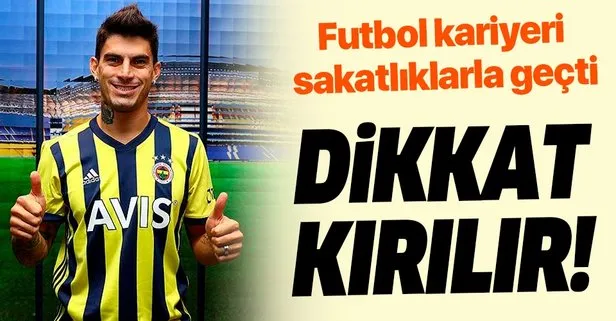 1 ay sahalardan uzak kalacak olan Fenerbahçeli Perotti’nin futbol kariyeri sakatlıklarla geçti
