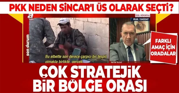 Sincar’da neler oluyor? Bölücü terör örgütü PKK, neden Sincar’ı üs olarak seçti? Irak’ın Türkiye Büyükelçisi açıkladı
