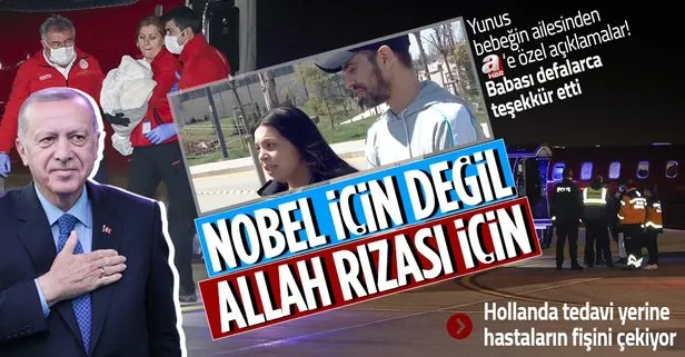 Hastalığına çare bulunamayan Yunus bebek tedavi için Hollanda’dan Türkiye’ye getirildi