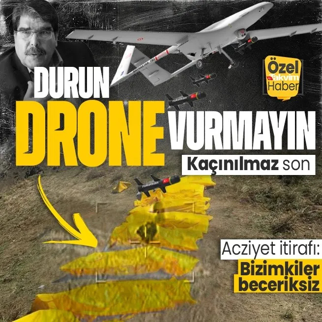 PKK/PYD elebaşı Salih Müslimden acziyet itirafı: Türkiye dronelar ile vuruyor bizimkiler beceriksiz