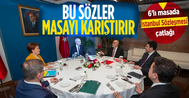 İstanbul Sözleşmesi'nin kararı sonrası Kemal Kılıçdaroğlu ve Meral Akşener'den 6'lı masayı karıştıracak sözler
