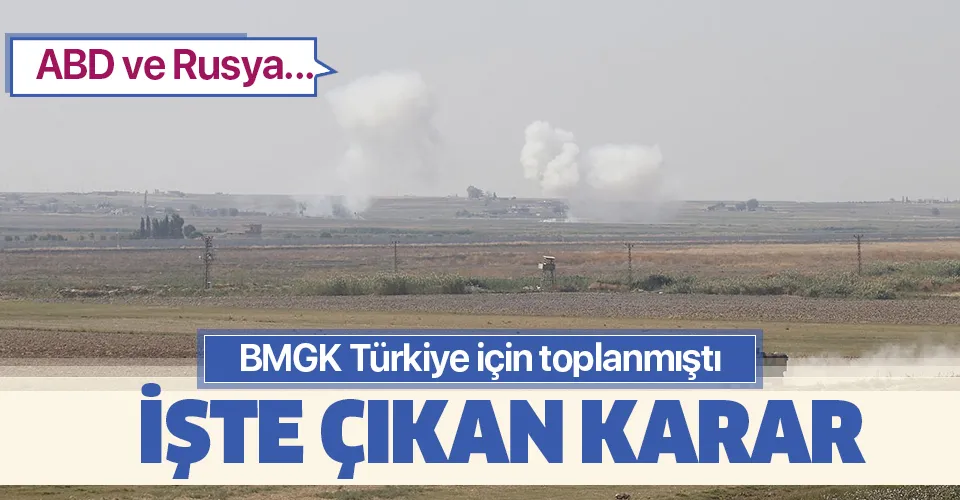 Son dakika haberi... ABD ve Rusya, BMGK'nin Türkiye'yi kınamasına onay vermedi