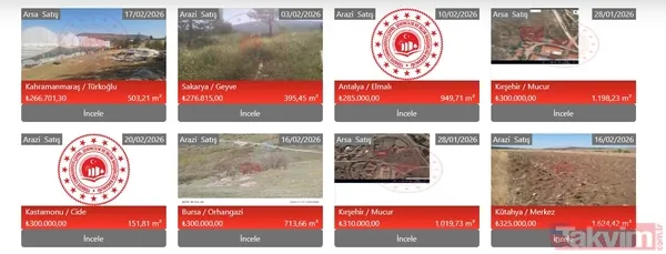 2026 Milli Emlak ihale takvimi: Samsun, Kocaeli ve Bursa'da konut alanı ve tarım arazisi ilanları yayımlandı - 8