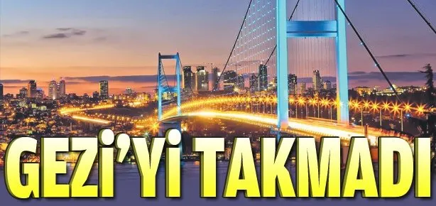 İstanbul turizmi Gezi’yi takmadı