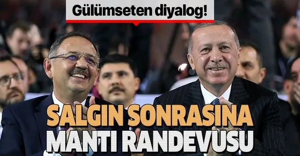 Başkan Erdoğan ve Mehmet Özhaseki arasında gülümseten diyalog!