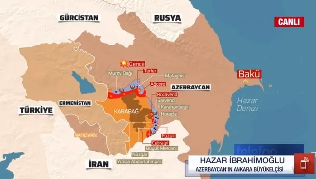 Ermenistan Gence'yi vurdu! Silahlar nereden temin edildi? Azerbaycan Ankara Büyükelçisi Hazar İbrahim'den canlı yayında önemli açıklamalar