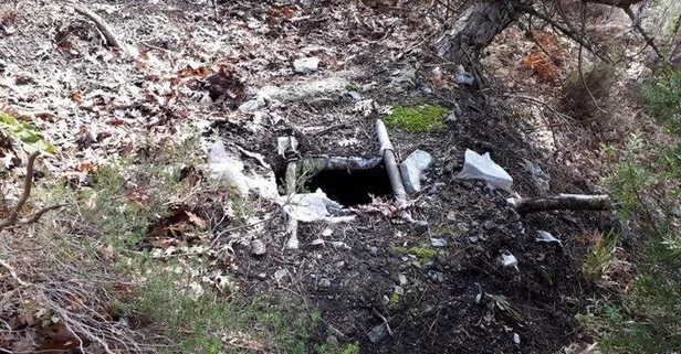 Hatay'da terör örgütüne ait 9 sığınak bulundu