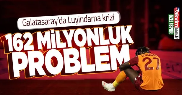 Galatasaray’da Christian Luyindama problemi! 162 milyonluk külfet...