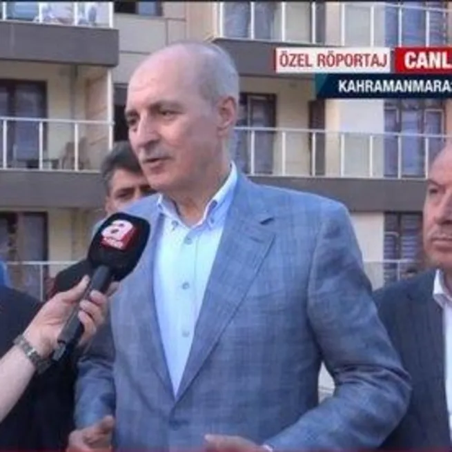 TBMM Başkanı Numan Kurtulmuş deprem bölgesinde! A Haberin sorularını yanıtladı