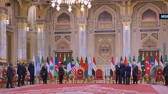 D-8 liderleri Erdoğan'ı ayakta karşıladı!