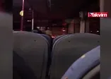 Halk otobüsünde yumruklu kavga