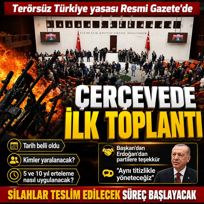 Çerçeve Yasa Resmi Gazetede! Başkan Erdoğandan mesaj: Aynı titizlikle yöneteceğiz İlk toplantı tarihi belli oldu