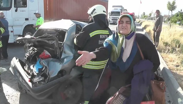 Kaza sonrası şoka girdi! Yer: Konya