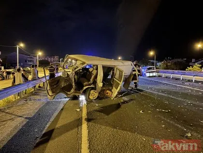 Tekirdağ’ın Marmaraereğlisi ilçesinde zincirleme kaza! 3 araç çarpıştı, 5 yaralı