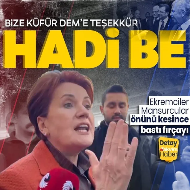 Meral Akşener CHP’li seçmenle tartıştı
