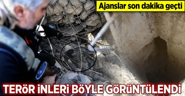 Burseya Dağı’ndaki PKK/PYD kampı görüntülendi