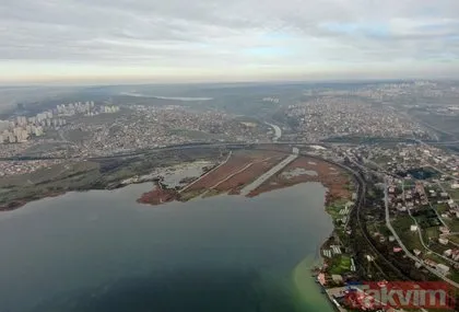 Kanal İstanbul güzergahı havadan böyle görüntülendi! Çalışmalar başladı