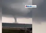 Erdek'te korkutan hortum