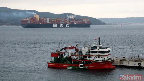Çanakkale Boğazı tek yönlü trafiğe kapatıldı! 300 metreden uzun 3 konteyner ve 1 LNG gemisi geçecek - 2