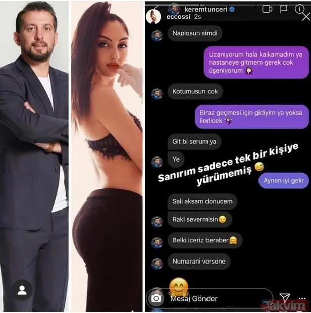 Kerem Tunçeri ifşa mesajlarıyla Aslı Enver'i kaybetti ama yeni aşkını buldu! Kerem Tunçeri'nin yeni sevgilisi de oyuncu...-14
