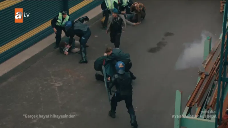 Aynı Yağmur Altında tek yürek: ATV’nin yeni dizisine Gazze sahnesi damga vurdu-3