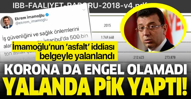 Siyasiler ve gazeteciler CHP'li İBB Başkanı İmamoğlu'nun 'asfalt' iddiasını yalanladı