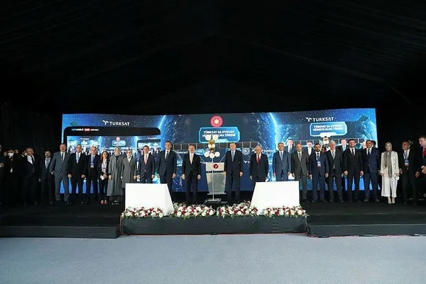 Başkan Recep Tayyip Erdoğan, Türksat 5A haberleşme uydusunun hizmete alım töreninde önemli mesajlar verdi-2