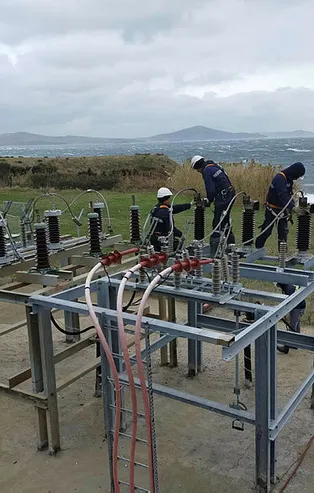 Marmara Adası'na elektrik verilmeye başlandı!