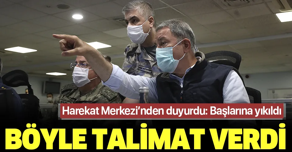 Son dakika: Milli Savunma Bakanı Hulusi Akar, Pençe-Kartal Operasyonu'na katılan pilotlarla telsizden görüştü