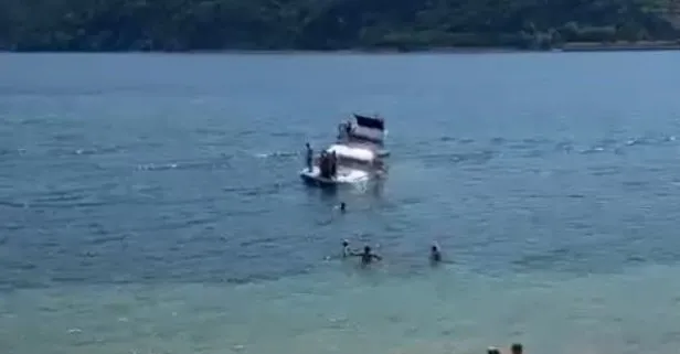 Son dakika: Sarıyer’de korku dolu anlar! Batmaya başlayan teknedeki 8 kişi kurtarıldı