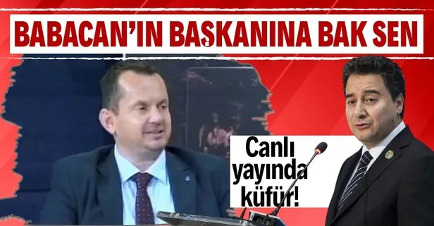 Ali Babacan’ın başkanı küfürbaz çıktı! DEVA Partisi Zonguldak İl Başkanı Fatih Keleş canlı yayında küfür etti