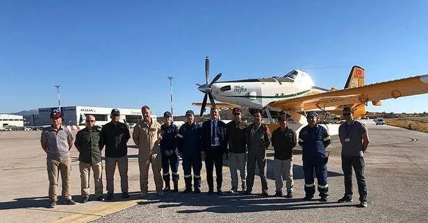 Türkiye’nin yangınla mücadele eden Yunanistan’a gönderdiği uçaklar Atina’ya ulaştı: Ateş kuşları komşumuzdaki alevleri söndürmek için göklerde