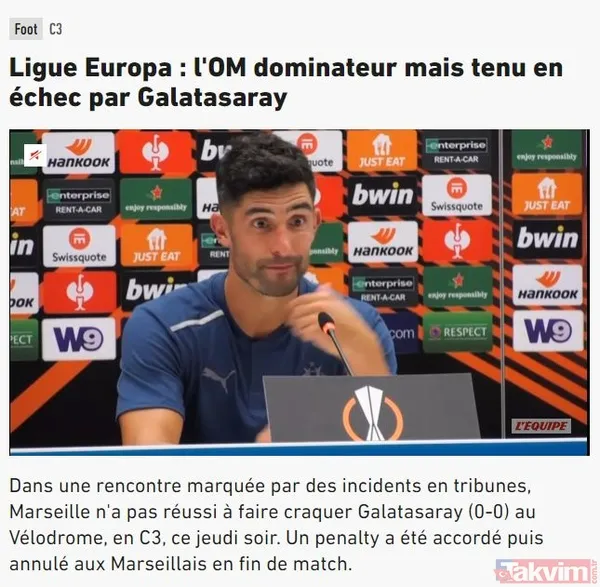 Marsilya-Galatasaray maçı Fransız basınında! "Maçın yıldızı Marcao" - 2
