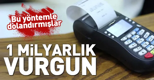 1 milyarlık pos çetesi