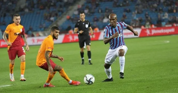 Trabzonspor iki farklı geriye düştüğü maçta Galatasaray ile berabere kaldı