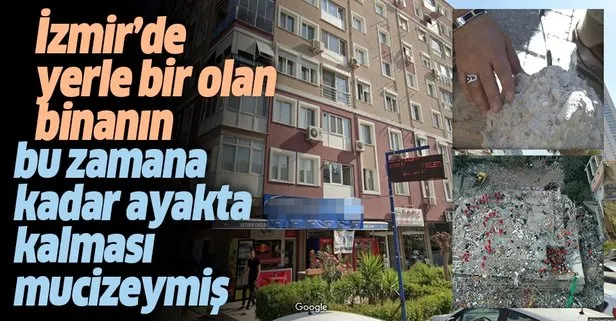 İzmir’deki depremde yerle bir olan Rıza Bey Apartmanı’ndaki malzemenin kalitesizliği gözler önüne serildi