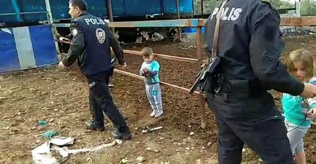 Osmaniye’de dehşet! Çocukların imdadına polis yetişti