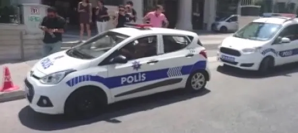 Alman Konsolosluğu önünde şüpheli paket alarmı!
