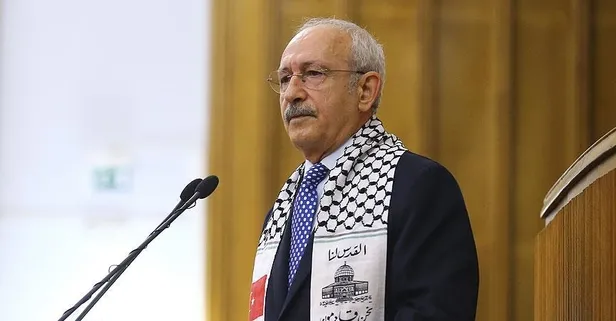 'Seçimlik' Mücahid! Filistin atkılarıyla kürsü şovu yapıp "Kudüs" dersi veren Kılıçdaroğlu şimdilerde Gazze'deki İsrail soykırımına sessiz