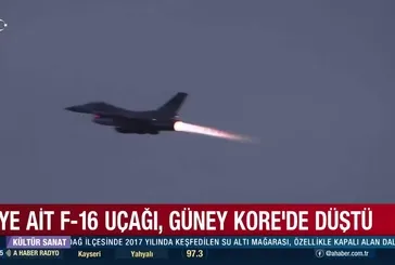 ABD’ye ait F-16 uçağa Güney Kore’de düştü