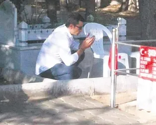 Kahramana dua ve gözyaşı