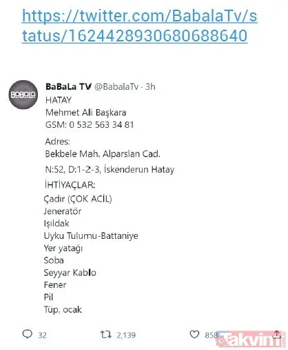 Oğuzhan Uğur'un sahibi olduğu Babala isimli sosyal medya hesabı “Baraj patladı” yalanı ve paylaştığı sahte ihbarları tek tek sildi - 43