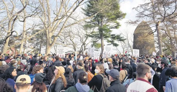 Filistin’e destek yazısı yazan Rümeysa Öztürk gözaltına alındı: Üniversiteliler ayaklandı!