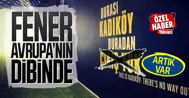 Artık Kadıköy’den çıkış var