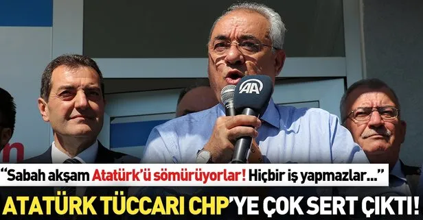 Aksakal: 'Sabah akşam Atatürk'ü sömüren tipler var'