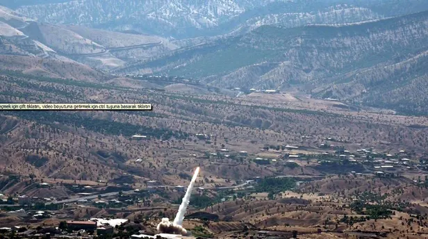 Hakkari Derecik'te operasyon! PKK hedefleri 'Bora' ile vuruluyor-4