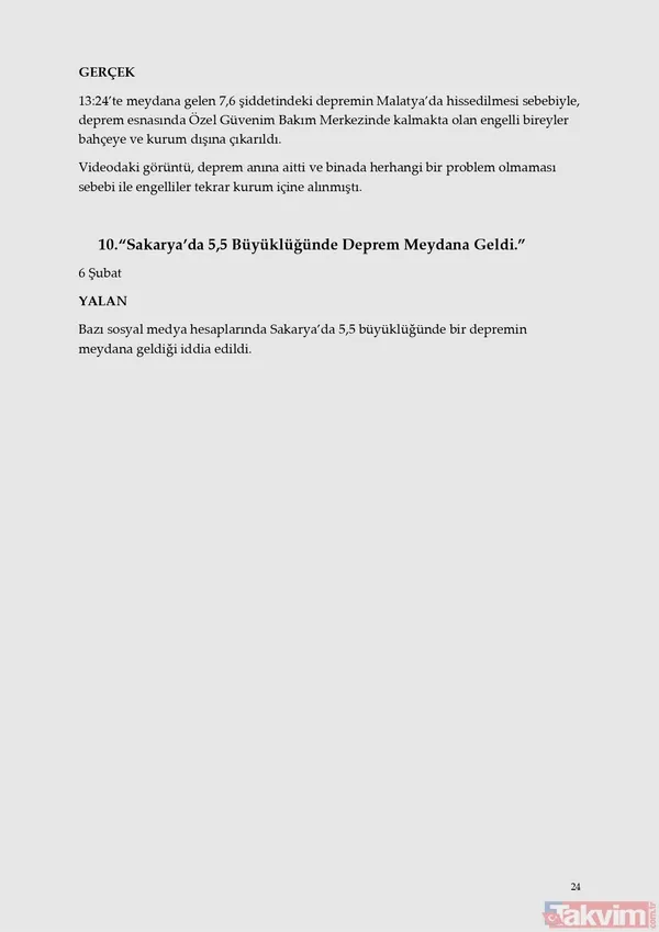 Felaket tellalları! Sosyal medyada paylaşılan yalanlar ve gerçekler - 31