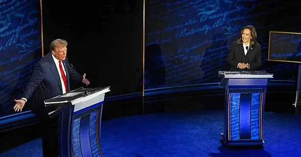 Münazarada Harris'in performansı Trump'a baskın geldi!