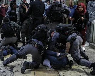 İsrail polisinden Doğu Kudüsteki gösteriye müdahale